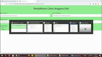 Membuat Form sederhana dengan Bootstrap 4