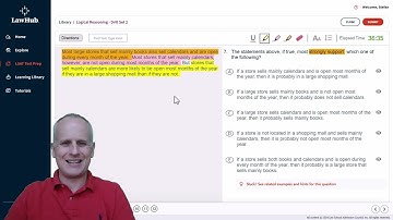 Finding a LSAT Inference without Conditional Logic Using LawHub LSAT Logical Reasoning Drill Set 2