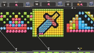 Bricks Legend लेवल्स 1-19 गेमप्ले वॉकथ्रू Android iOS screenshot 4