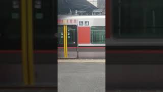 【大阪環状線】〜323系電車発車お見送り〜乗り鉄くんお手振り＆ジョイント音を添えて〜