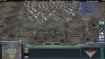 USA Laser - Command & Conquer Generals Zero Hour - 1 vs 7 HARD Gameplay
