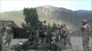 M777 Artillery Engages Taliban With Direct Fire