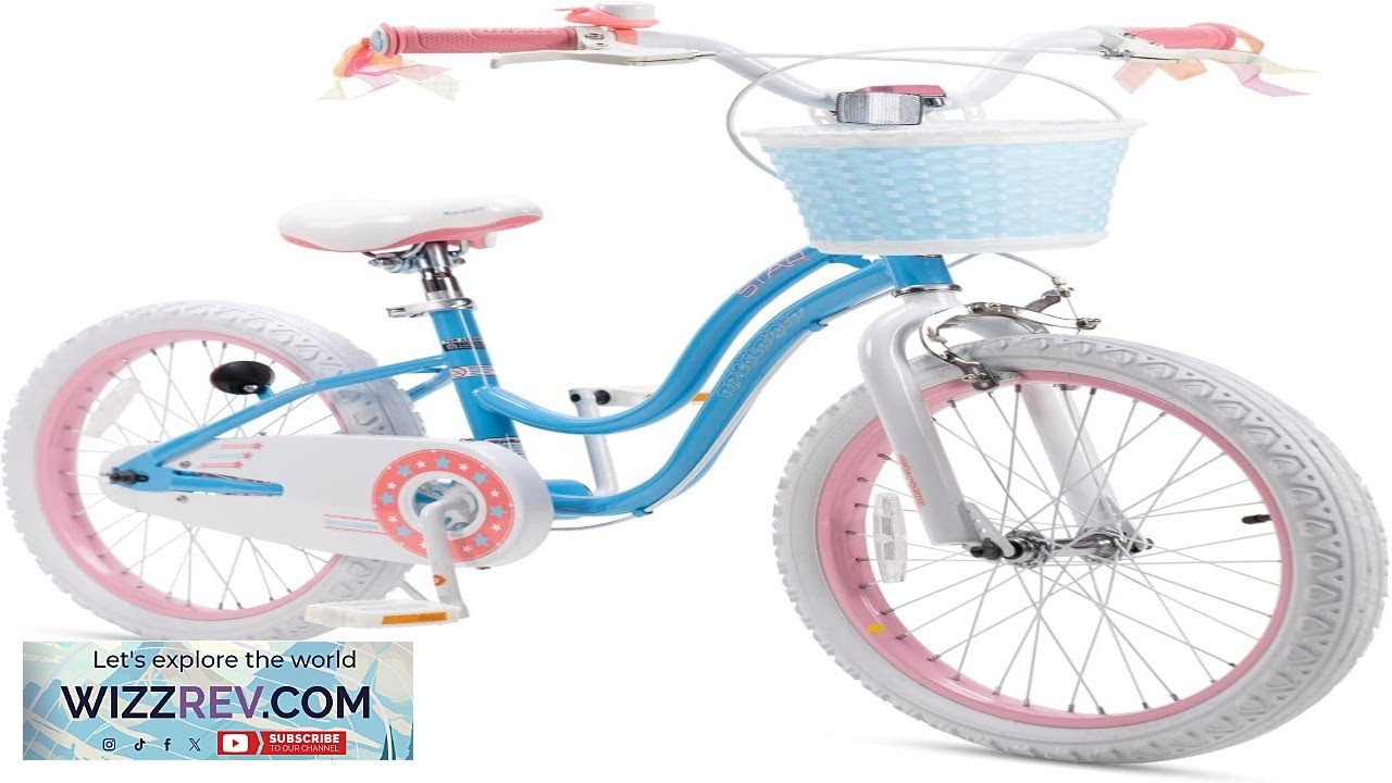 Велосипед для девочек RoyalBaby EZ Kids Bike Stargirl Training Free Balance to Pedal