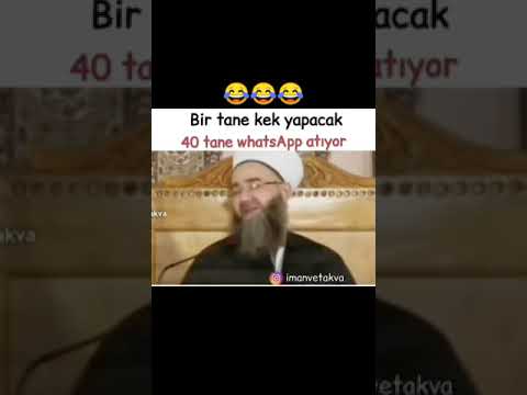 BİR TANE KEK YAPACAK 40 TANE WHATSAPP ATIYOR😂 CÜBBELİ AHMET HOCA