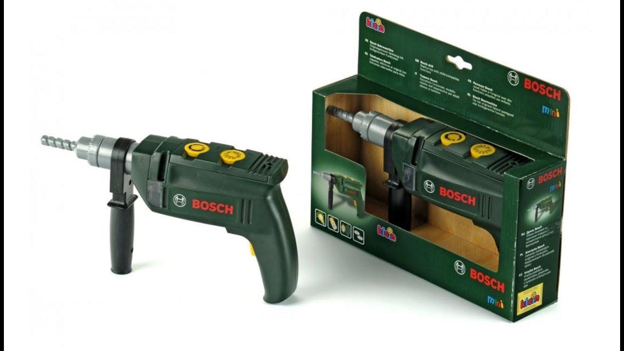 Дрель для детей Bosch Mini - YouTube