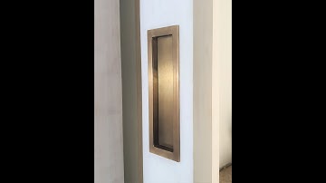 The quickest way to install flush pulls.