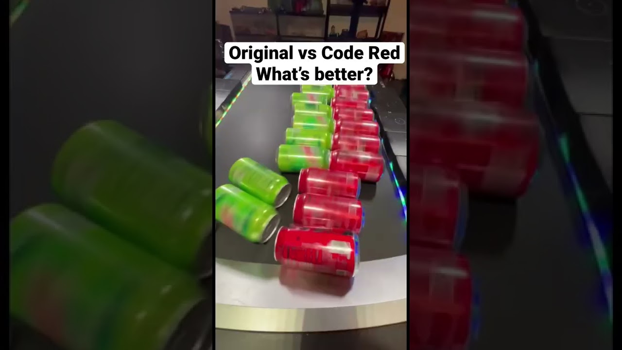 Mountain Dew VS Code Red What’s better? 🧐