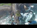 Aerial batu ngaus temple  bali indonesia raw 720p dji go