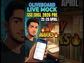 22-23 april Chsl 2026 ♾️ oliveboard live mock #ssccgl #sscchsl #sscgd #sscgd2026 @OliveboardApp