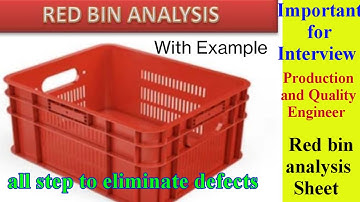 red bin analysis process | qms | quality engineer interview questions | technical baljeet | quality