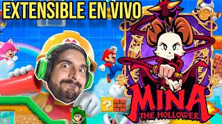 STREAM EXTENSIBLE: MARIO MAKER 2 + MINA THE HOLLOWER - Pepe el Mago Juega en VIVO