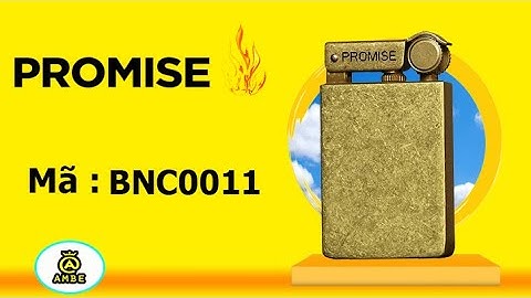 Bật lửa cong độc đáo chất lượng bằng đồng Promise BNC001 - Ambe.vn