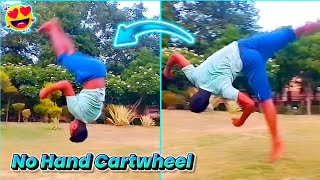 😱 No Hand Cartwheel | Dive Cartwheel | No Hand Round off Cartwheel 🔥