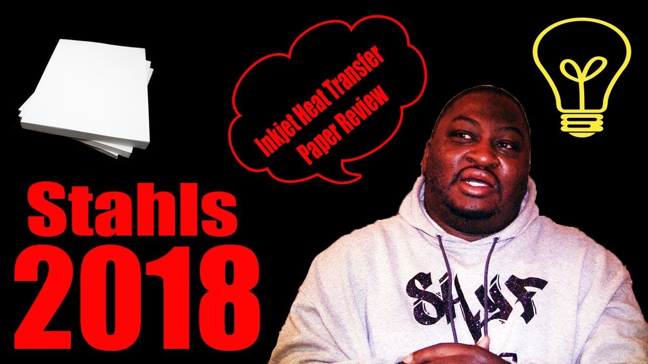 inkjet transfer paper dark fabric   Product Review: Stahls Inkjet transfer Paper