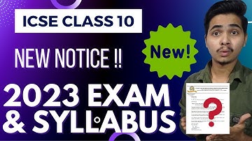 ICSE/ISC 2023 Class 10/12 Latest News Regarding Board Exam And Revised Syllabus For Exam |