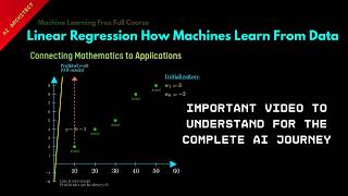 Linear Regression How Machines Learn From Data || Lesson 11 || Machine learning ||