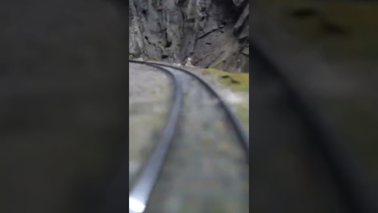 Having fun with a camera and a model train