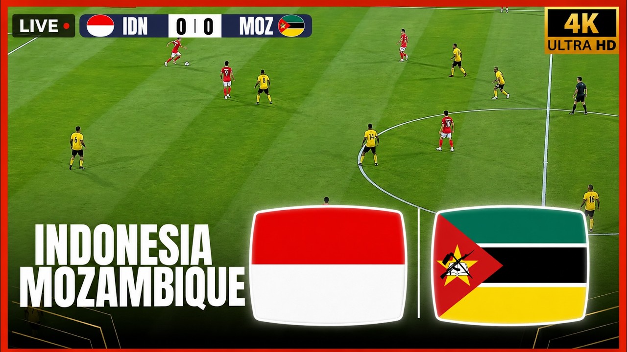 ⚽ LIVE : Indonesia vs Mozambique | International Friendly Matchday 2026 | eFootball Match