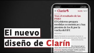 Clarín Presentó Su Nuevo Diseño Simple, Claro Y Exclusivo