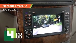 Mercedes Viano-B200-B150Vito Tuşlu 2006-2022 4 Gb Ram Kablosuz Carplay Android Multimedya Navigasyon