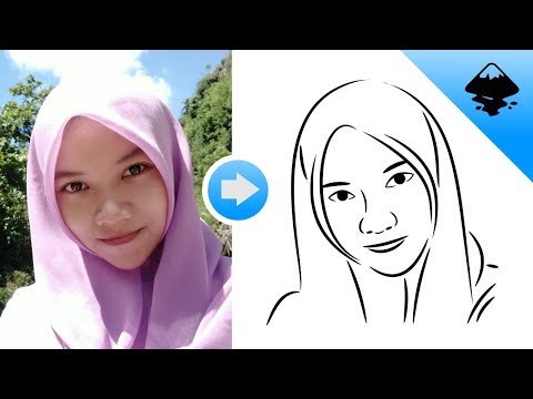 Tutorial inkscape: Mengubah foto menjadi gambar line art (bahasa Indonesia)