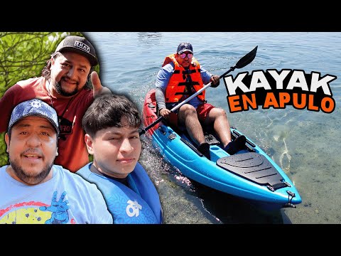 PRIMERA VEZ EN APULO CON EL KAYAK!!