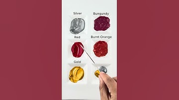 Watch These Paint Colors MAGICALLY Mix Into New Shades! #satisfying