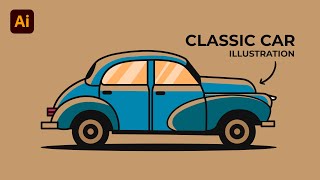 Details Adobe Illustrator Tutorial: Draw Classic Car | Vector Flat Design | Hiru Designs Update