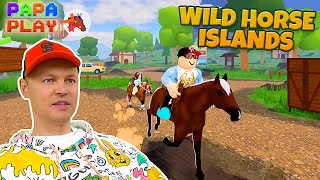 Новая лошадь в Wild Horse Islands