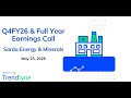 Sarda Energy & Minerals Earnings Call for Q4FY26 & Full Year