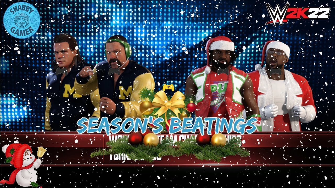 The Steiner Brothers Vs The New Day - #seasons #beatings #wwe2k22