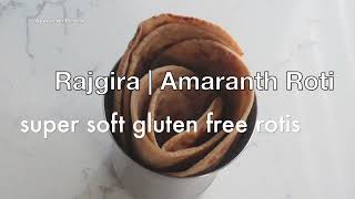 rajgira roti | amaranth Roti recipe | step by step gluten free rajgira chapathi | amaranth flatbread screenshot 5