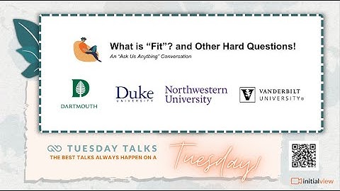 What is “Fit”? and Other Hard Questions!