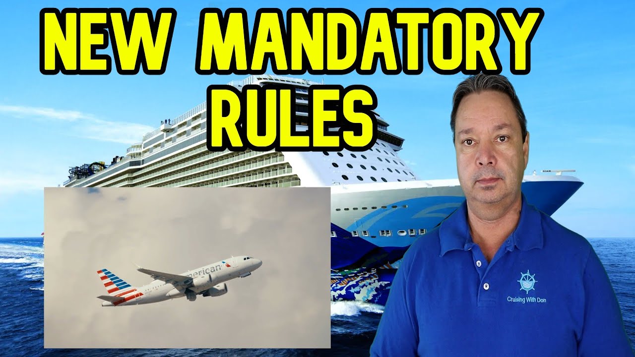 NEW RULES WHEN BOOKING FLIGHTS THROUGH THE CRUISE LINE