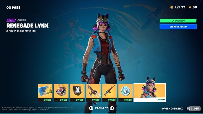 Conta Fortnite Renegade Raider - 33 Skins - DFG