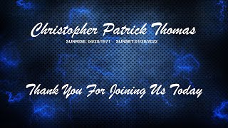 Christopher Patrick Thomas Memorial
