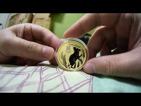 Australian Gold Silver perth mint australia lunar series III mouse 2020 bullion coin Review HOT!!!!