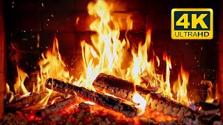 🔥 Cozy Fireplace 4K (12 HOURS). Fireplace with Crackling Fire Sounds. Crackling Fireplace 4K