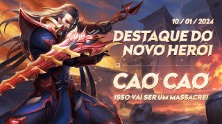 Destaque do novo herói Cao Cao丨Honor of Kings