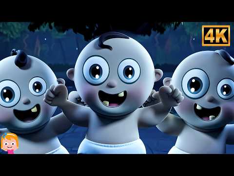 Three Zombie Babies Halloween Cartoon Video for Kids
