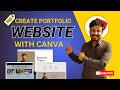 Create a Stunning Website with Canva in Minutes! Easy Step-by-Step Guide #canva