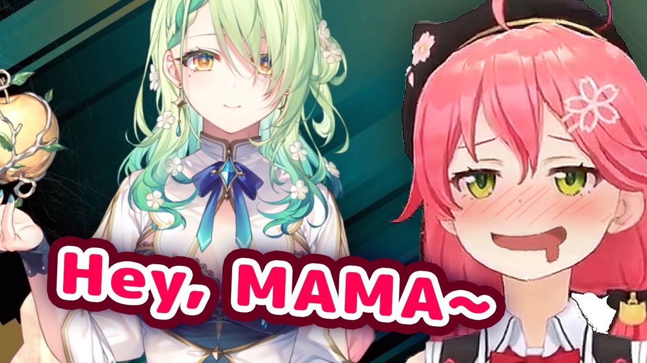 Miko Loves New Hololive EN Member Ceres Fauna's Baing Baing and Her Mama Aura 【ENG Sub/Hololive】