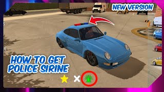 How To Get Police Siren Car Parking Multiplayer New Version