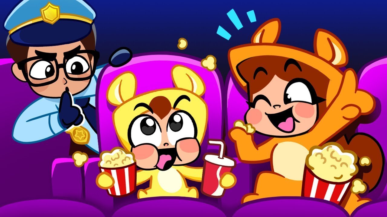 First Time at the Theater 🎬 Good Manners for Kids 👶 Catoons for Babies & Nursery Rhymes