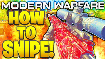 HOW TO QUICKSCOPE IN MODERN WARFARE BEST SNIPER CLASS SETUP! HOW TO SNIPE MODERN WARFARE SNIPER TIPS