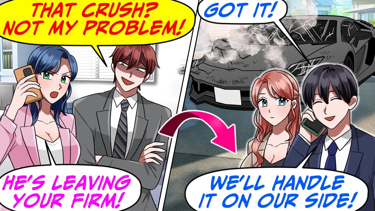 A Newbie Totaled the Firm's Car, Left the Scene & Quit by the Resignation Agency![RomCom Manga Dub]