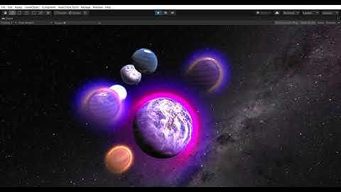 ORION - Shader based atmosphere transition from out of planet view to planet ground.