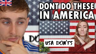 Brit Reacting to The Don'ts of Visiting America