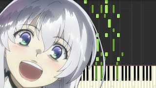 Knight's & Magic/ナイツ&マジック OP Full - Hello! My World!! (piano arrangement) chords