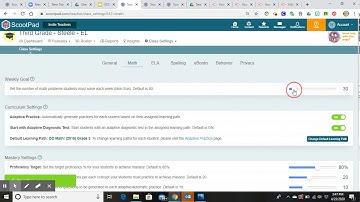 How to Change Settings in Scootpad